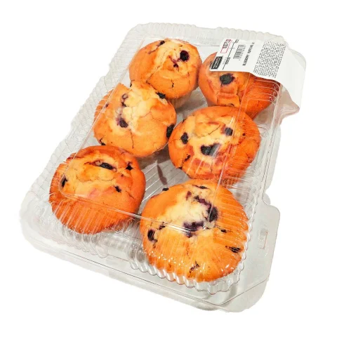 Member's Selection Freshly Prepared Blueberry Muffins 6 Units