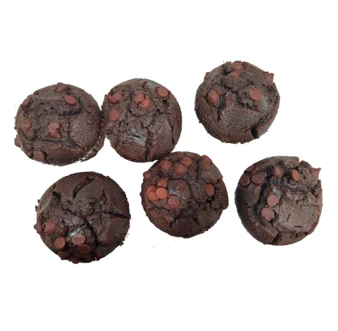 Member's Selection Double Chocolate Muffins Freshly Baked 6 Units