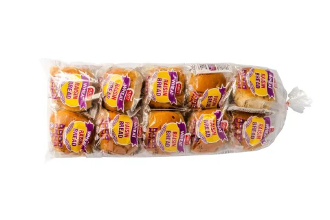 Purity Wheat Raisin Bread 10 Units / 98 g