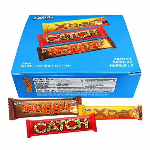 Charles Chocolates Assorted Chocolate Bars 12 Units