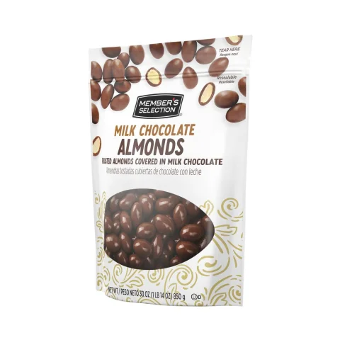 Member's Selection Milk Chocolate Covered Almonds 850.5 g / 30 oz