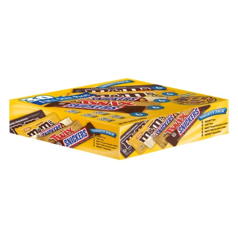 Snickers, Twix, M&M’s, Chocolate Bar Mix 30 Units / 1.5 kg / 3.3 lb