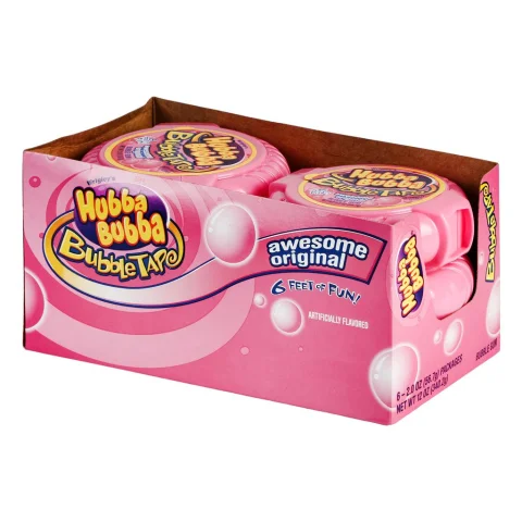 Hubba Bubba Bubble Gum Tape Original 6 Units / 1.8 m / 6 ft