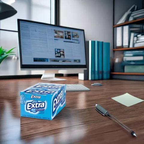Wrigley's Extra Peppermint Gum 10 Units 37.5 g / 1.32 oz