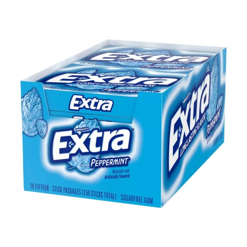 Wrigley's Extra Peppermint Gum 10 Units 37.5 g / 1.32 oz
