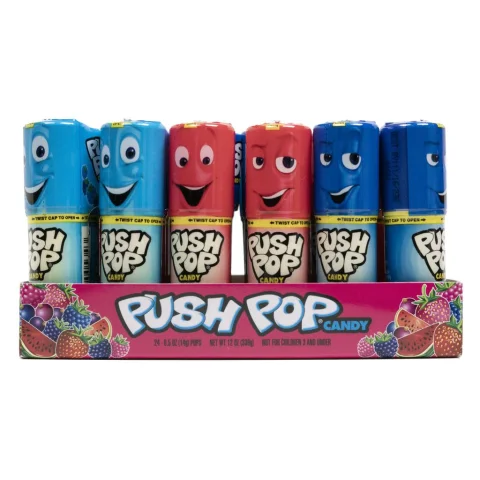 Push Pop Assorted Pops 24 Units / 14 g / 0.5 oz