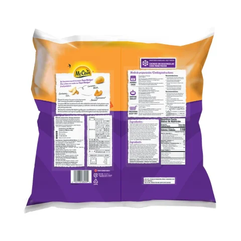 McCain Super Potato Wedges 2 kg / 4.4 lb