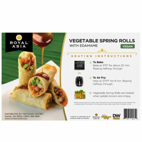 Royal Asia Spring Vegetable Rolls 1.4 kg / 3.1 lb