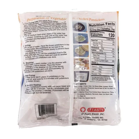 O'Tasty Chicken Potstickers 907 g / 2 lb