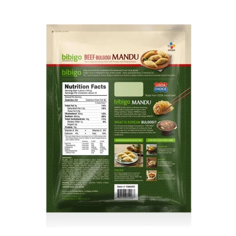 Bibigo Beef Dumplings 1.36 kg / 3 lb