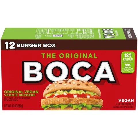 Boca Veggie Burger 12 Units / 71 g / 2.5 oz