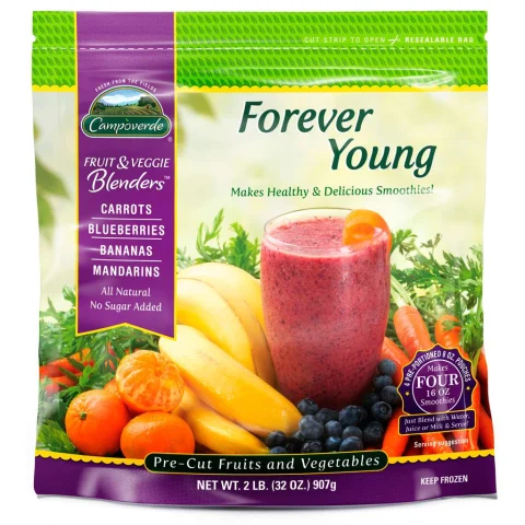 Campoverde Carrot, Blueberry, Banana and Mandarin Mix 907 g / 2 lb
