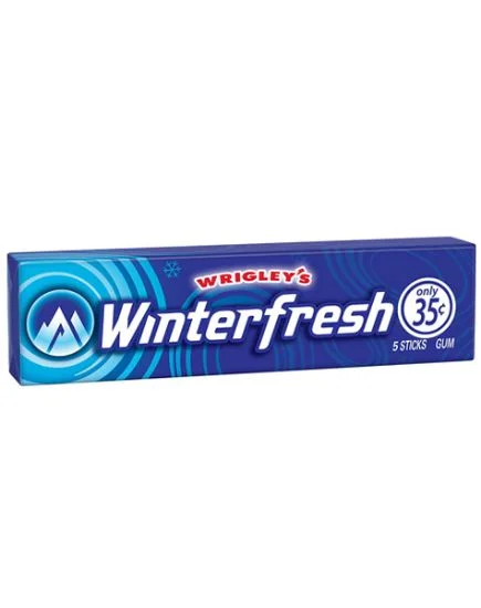 Wrigley's Winterfresh Chewing Gum 5 Sticks Per Pack