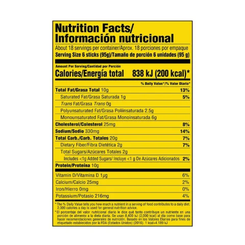 Gorton’s Breaded Fish Sticks 105 Units / 16.1 g / 0.5 oz