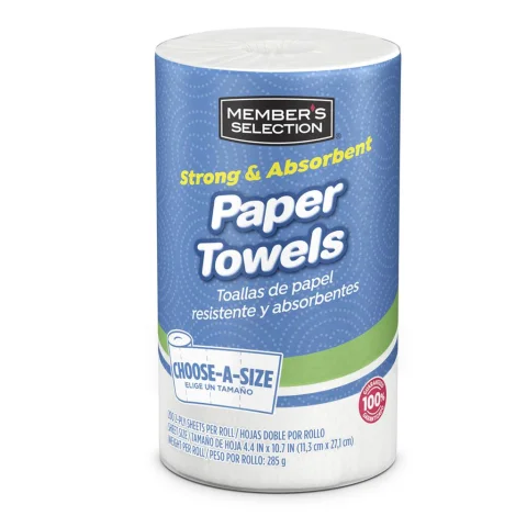 Member's Selection Strong and Absorbent Paper Towels 8 Units / 200 Sheets