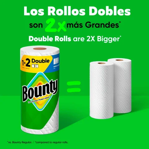 Bounty Kitchen Towels 12 Units / 82 Sheets