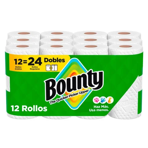 Bounty Kitchen Towels 12 Units / 82 Sheets