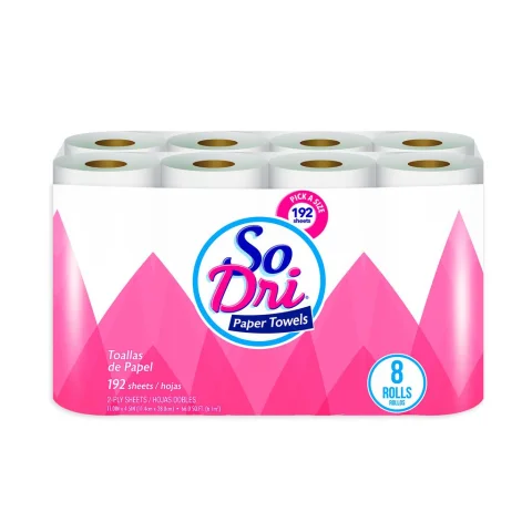 So Dri Paper Towels 8 Units / 192 Sheets