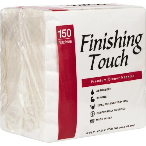 Finishing Touch Premium Dinner Napkins 150 Units