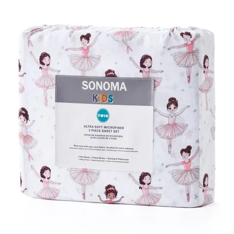 Sonoma Kids Twin Microfiber Sheet Set 3 Pieces