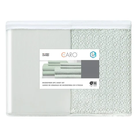 Caro Home Full Size Bed Sheet Set 8 Pieces