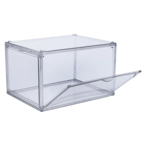 Agbox Stackable Shoe Storage Boxes 4 Pieces
