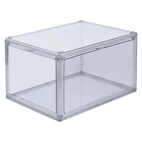 Agbox Stackable Shoe Storage Boxes 4 Pieces