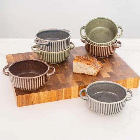 Baum Glaze Bowls Set 6 Pieces