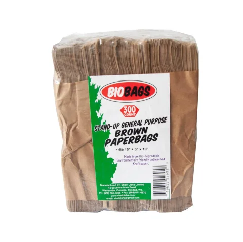 Biobags #4 Brown Bag 300 Units