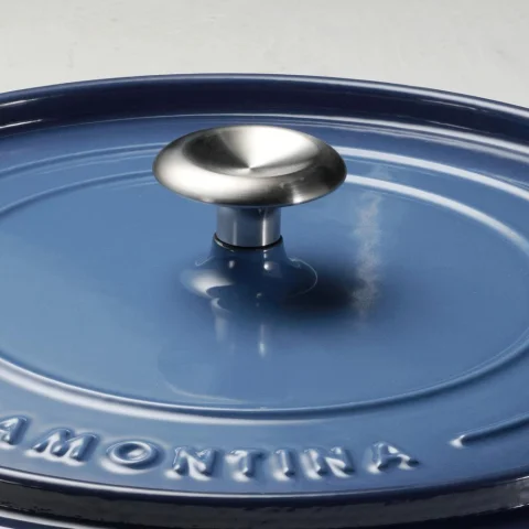 Tramontina Enameled Cast Iron Skillet with Lid 30.48 cm / 12"