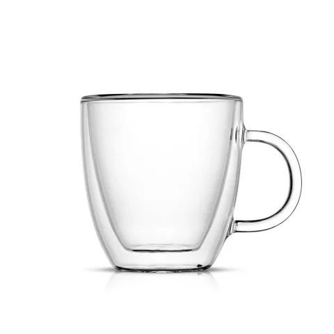 JoyJolt Double-Wall GlassCups Set 8 Pieces
