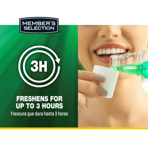 Member's Selection Fresh Mint Mouthwash 2 Units / 1.5 L / 50.7 oz