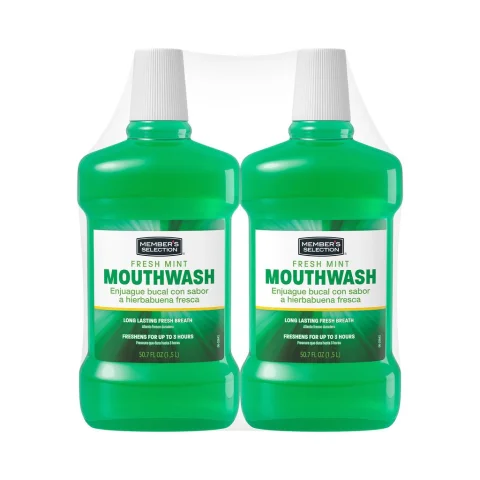 Member's Selection Fresh Mint Mouthwash 2 Units / 1.5 L / 50.7 oz