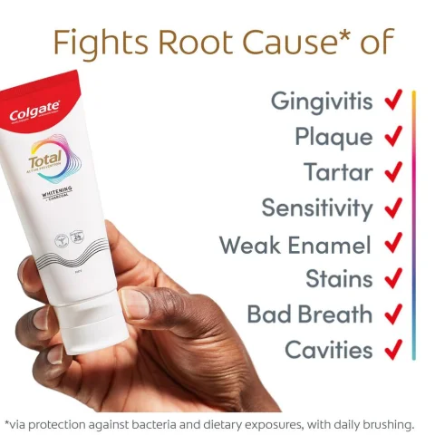 Colgate Total Toothpaste with Fluoride Activated Charcoal 4 Units / 144 g