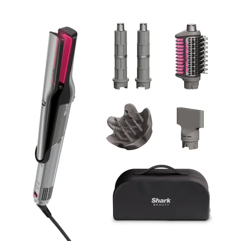 Shark FlexFusion 5-in-1 Multifunctional Hair Styler and Dryer with Accessories HD672SCO
