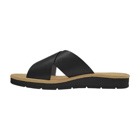 Izod Women’s Flat Sandals with Wide Crisscross Straps
