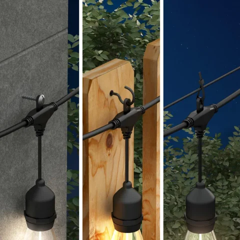 Artika Solar LED String Lights 20 Bulbs 12.8 m / 42 ft