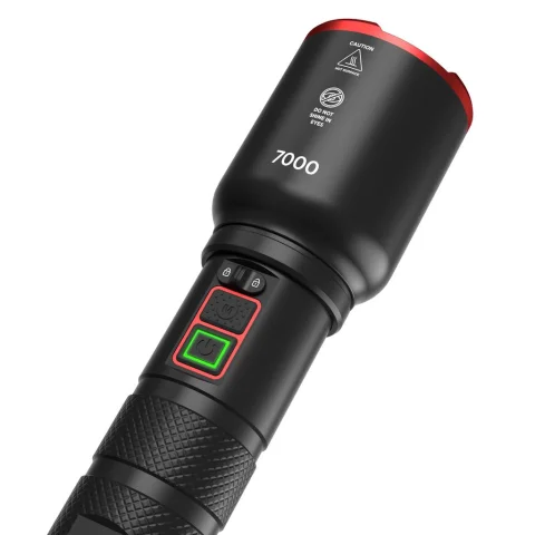 InfinityX1 Dual Power Flashlight with 3 Modes of Use