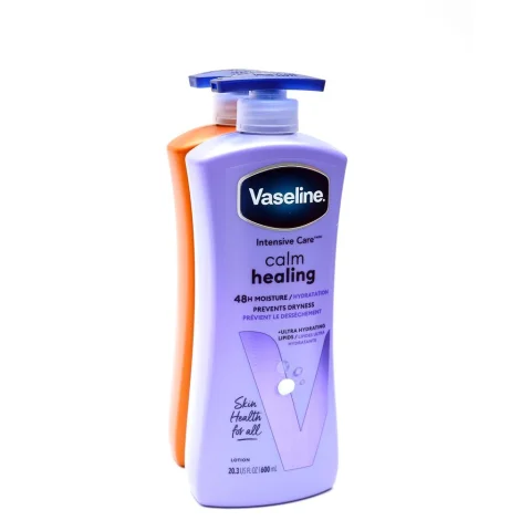 Vaseline Intensive Moisturizing Lotion for Dry and Dehydrated Skin, Assorted 2 Units / 600 mL