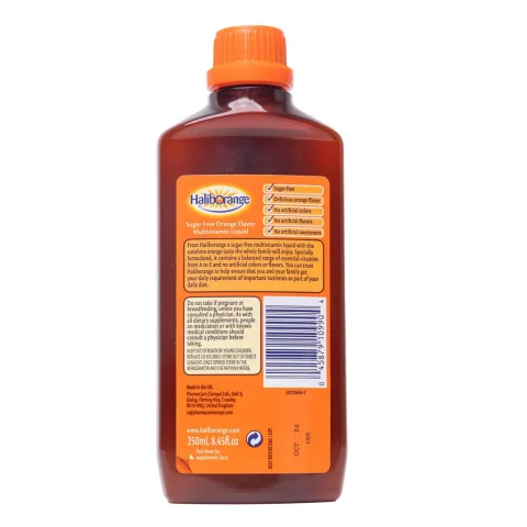 Haliborange Multivitamin Sugar Free Liquid / 250 ml
