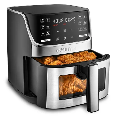 Gourmia Stainless Steel Air Fryer 6.62 L / 7 qt 4